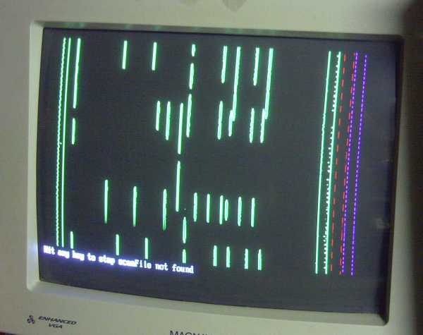 Normal screen display